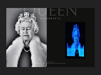 Queen | Website Design branding fashion gallery graphic design home page interface landing landingpage minimal photography queen typography ui web webdesign