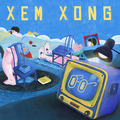 XEM XONG - PODCAST COVER illustration