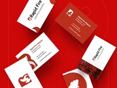 RapidFire – Business Cards & Brand Identity brand identity brandidentity branding business card design business cards clean design identity logo