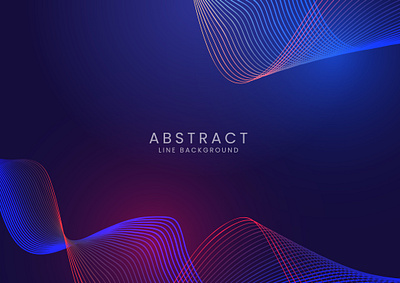 Abstract waved lines pattern vector background vector background