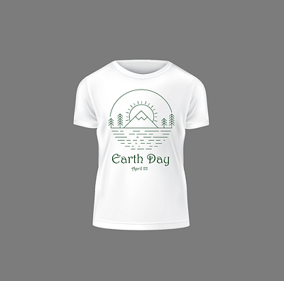 Earth Day T-shirt adobe illustrator branding design graphic design illustration logo
