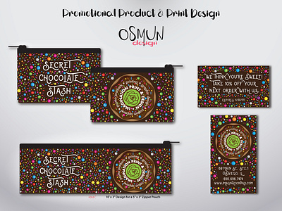 Chocolate Walk Promotional Product branding design graphic design illustration promotionalproducts vector