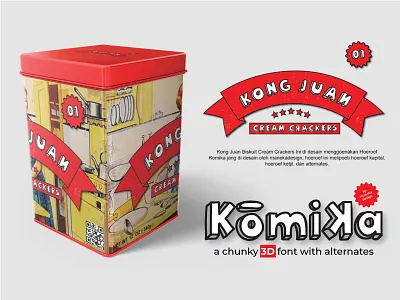 Komika Font 3dfont branding colorfont customlettering design font design handdrawnfont komika manekadesign typedesign typeface