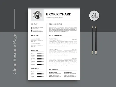 Resume clean resume creative resume job seekers