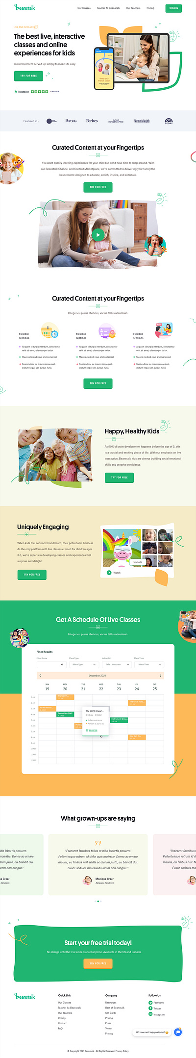 Beanstalk design typography ui