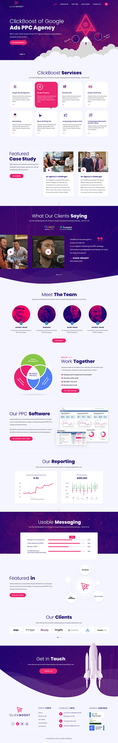 ClickBoost design typography ui