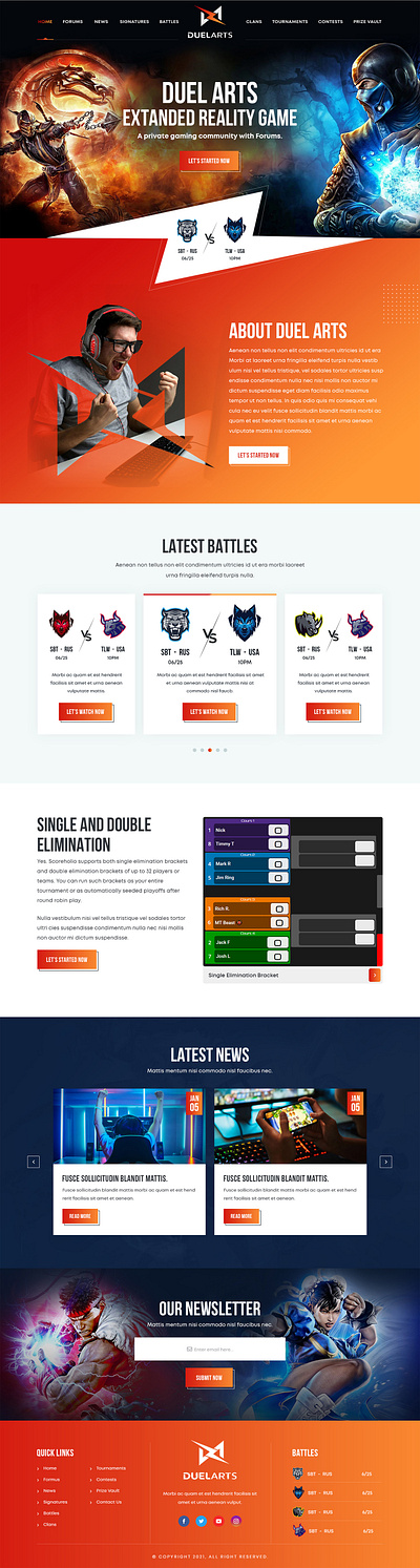 DuelArts design typography ui