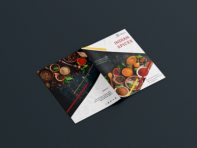 Catalog of Indian Spices By VYOM OVERSEAS catalogue concept design indian spices spices vyom overseas