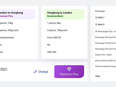 Booking Flight: ConfirmFlights🔖 airline booking components concept design design system library retail templates travel ui