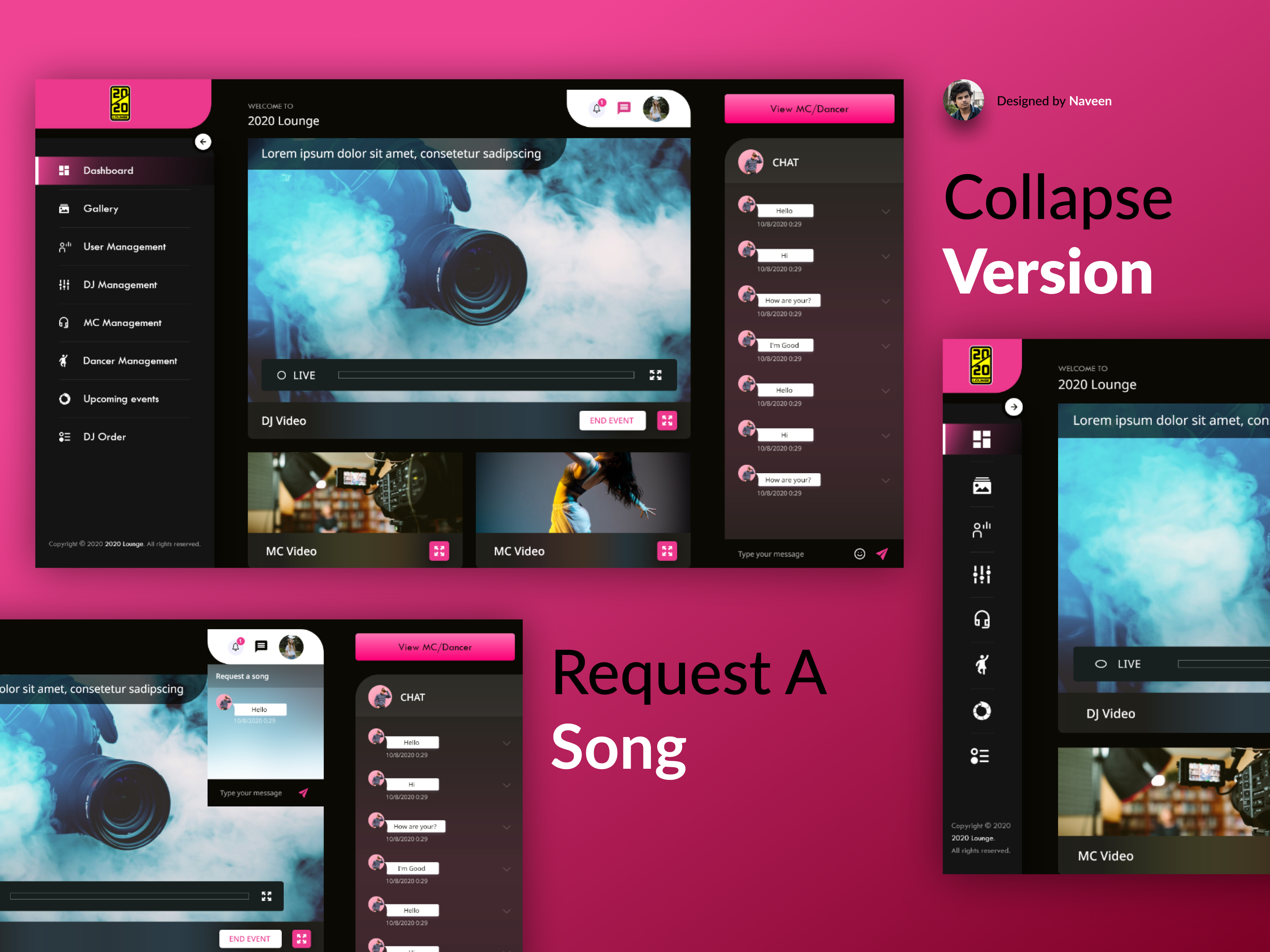 Example of Landing Page Design   Web & Mobile