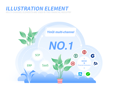 Illustration element design illustration ui