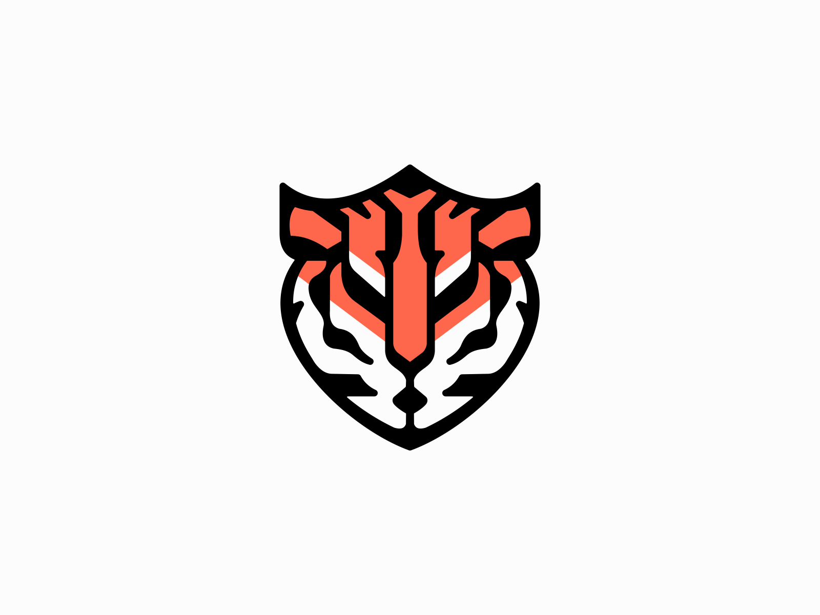 Tiger Logo by Lucian Radu on Dribbble