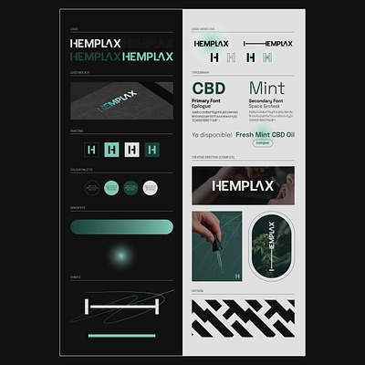 Basic Brand Identity for CBD brand brand book brand design brand guidelines brand identity brand identity guidelines branding cbd colour palette design graphic design logo logo design typography