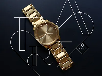 Key visual for Rare Aspen's branding advertising art direction branding corporate identity event branding gold graphic design graphiste freelance logo luxury poster design print poster royal blue