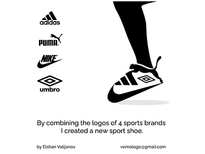 4 sports brands Shoe adidas branding design logo nike puma run shoe sport symbol umbro
