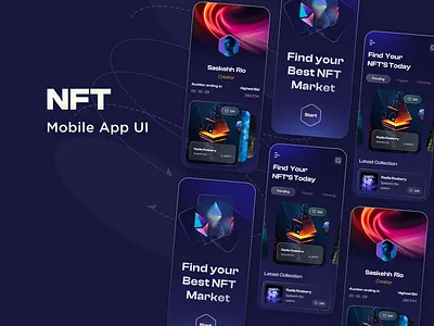 NFT Mobile App Design