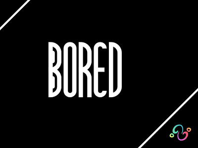 Bored Logo ape bored boring brand design brand designer initial letter lettering lettermark logo design logo designer logo for sale logo idea logo inspiration logomark logotype typographic typography wordmark zzoe iggi