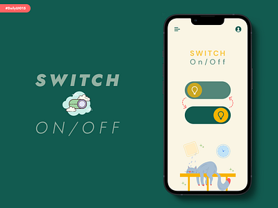 On/Off Switch DailyUI015 app design daily ui 015 daily ui 15 daily ui inspiration mobile app design mobile app ui design mobile ui design on off switch product app design toggle ui
