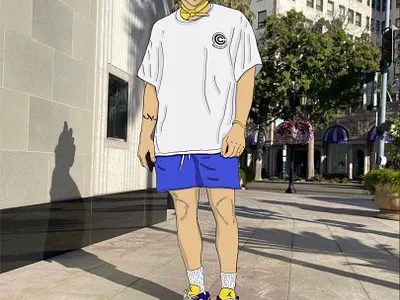 Street Vegeta dessin digital drawing drawing illutration