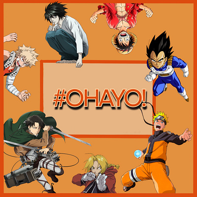LOGO PODCAST #OHAYO! branding design dessin digital drawing drawing illustration illutration logo manga podcast