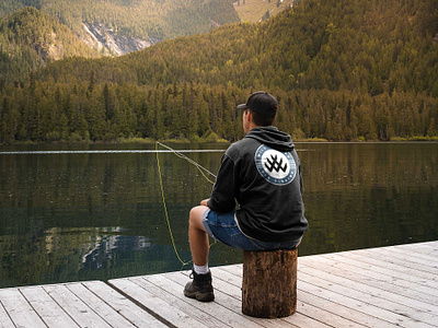 World Wide Will Fishing Sweater Mockup apparel brand branding fish fisherman fishing fishing logo fly fishing hook lake logo logo design logo designer mockup photoshop sweater tarpon tarpon fishing tarpon fly fishing