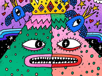 Cloud Maker adobe fresco doodle illustration mountains nft nft artist nft artwork