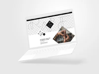 Rare Aspen event homepage art direction black white branding corporate identity event branding fancy graphic design graphiste freelance home page jewelry logo luxury web design website