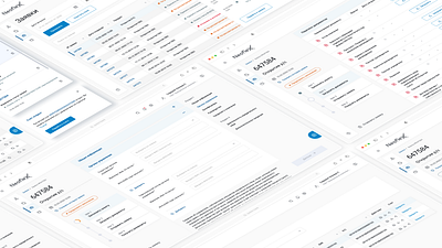 Application processing service adaptive banking business components design illustration interface ui ux