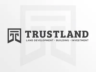 Trustland Inc branding design logo print material sign design web design web development