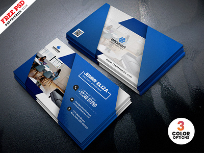 Modern Office Business Card Design PSD branding business card business card design card design creative design free psd free template graphic design photoshop print psd free psd template visiting card