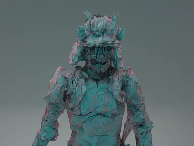 Samurai 3d 3dart art blender design digitalart graphic design illustration japan motion graphics samurai