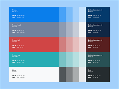 Traxens - Color brand brand guide branding color traxens