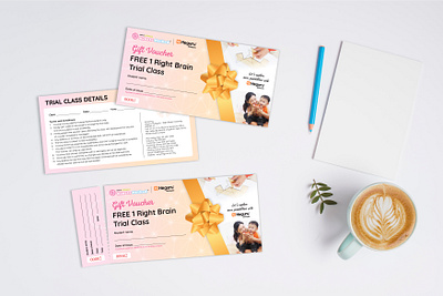 Kubota Method x Heguru Gift Voucher children centre graphic design voucher