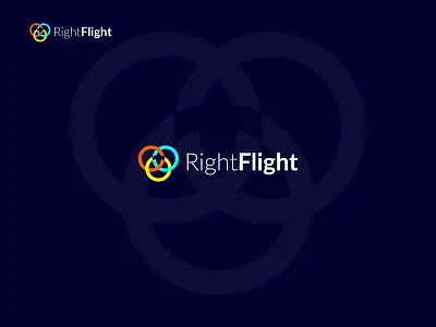 Right Flight 3d logo air agency logo air plan logo branding logo colorful logo flat logo flight logo graphic design illustration logo logo design logos minimalist logo right flight logo unique logo