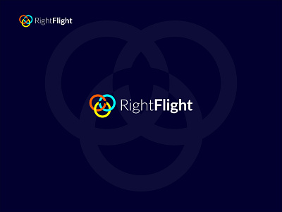 Right Flight 3d logo air agency logo air plan logo branding logo colorful logo flat logo flight logo graphic design illustration logo logo design logos minimalist logo right flight logo unique logo