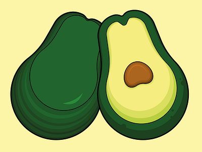 Avocado 3d animation branding design graphic design illustration logo typography ui ux vector