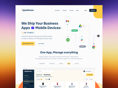 Website Landing Page UI 🚀 clean design home homepage landing ui website