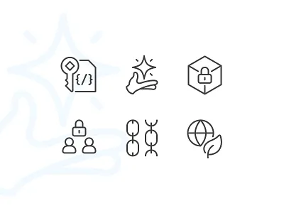 Blockchain outline icons blockchain crypto cryptocurrency ecology encryption exchange hash hash rate icons iconset innovation mine network outline p2p peer to peer vector