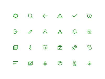New icons for nintoapp brand branding design favicon flat graphic design green icon iconography icons illustration line logo minimal product simple svg ui ux vector