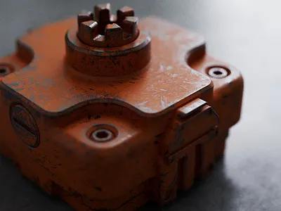 Kitbash 3d c4dtoa cinema4d colorful design hard surface kitbash modeling render