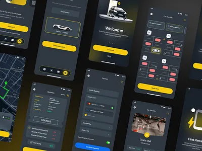 Smart Pay : Parking app car app dailyui mobile parking payment smart ui