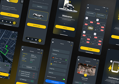 Smart Pay : Parking app car app dailyui mobile parking payment smart ui