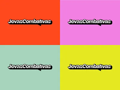 Jevas Combativas – Logo branding design graphic design logo type typography