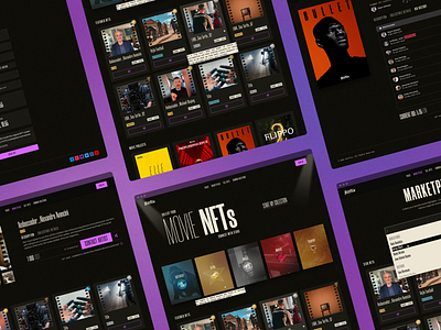NFT Marketplace auction blockchain cryptocurrency figma marketplace movie nft ui ux