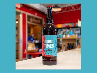 La Bodega Oenobeer Label beer beer label booze branding brew brewery design flat illustration label label design local beer local brew logo microbrew small batch vector