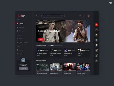 Movie Dashboard Concept dashboard exploration figma movie ui