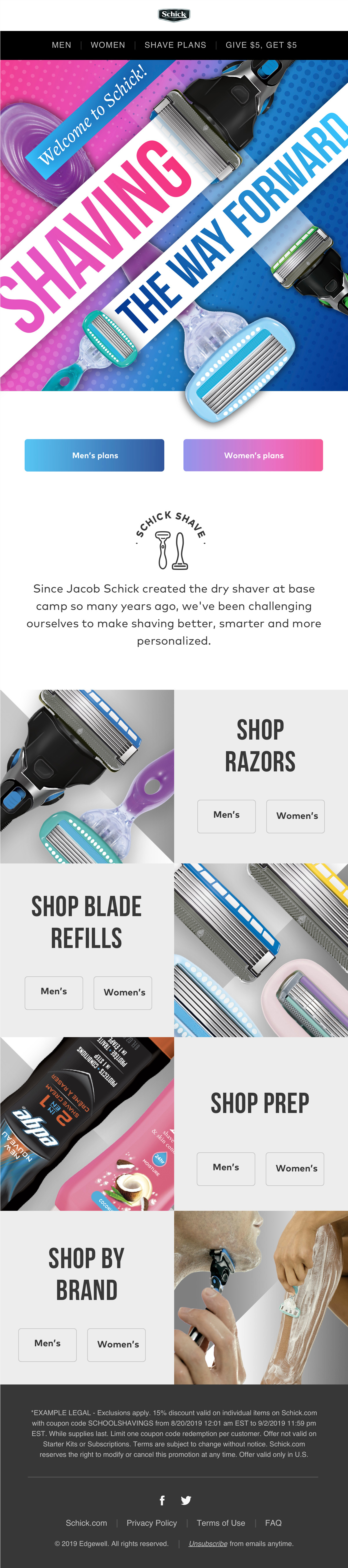 Example of Find Your Perfect Shave