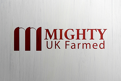 Mighty UK Farmed Logo creative logo design