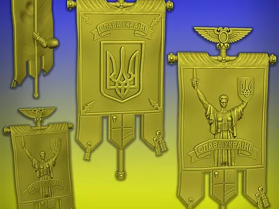 Ukrainian themed Space Marine chapter bits 3d 3d art 3d model 3d printing 3d sculpting blender warhammer