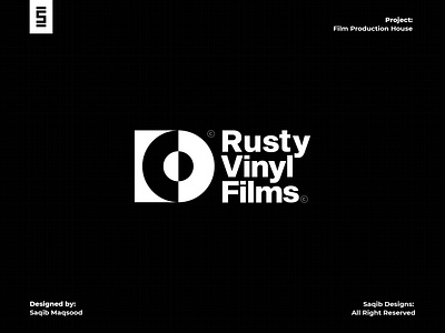 Rusty Vinyl Films abstract abstract film logo brand identity branding cinematic identity film production logo futuristic film logo graphic design iconic movie logo innovative cinematic mark logo design minimal cinematic identity minimalist modern modern film production branding motion graphics logo sleek film industry symbol typography based film identity videography editing identity visual storytelling logo